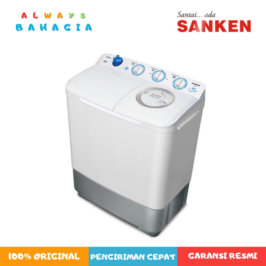 SANKEN TW-880 Mesin Cuci 2 Tabung 7 Kg
