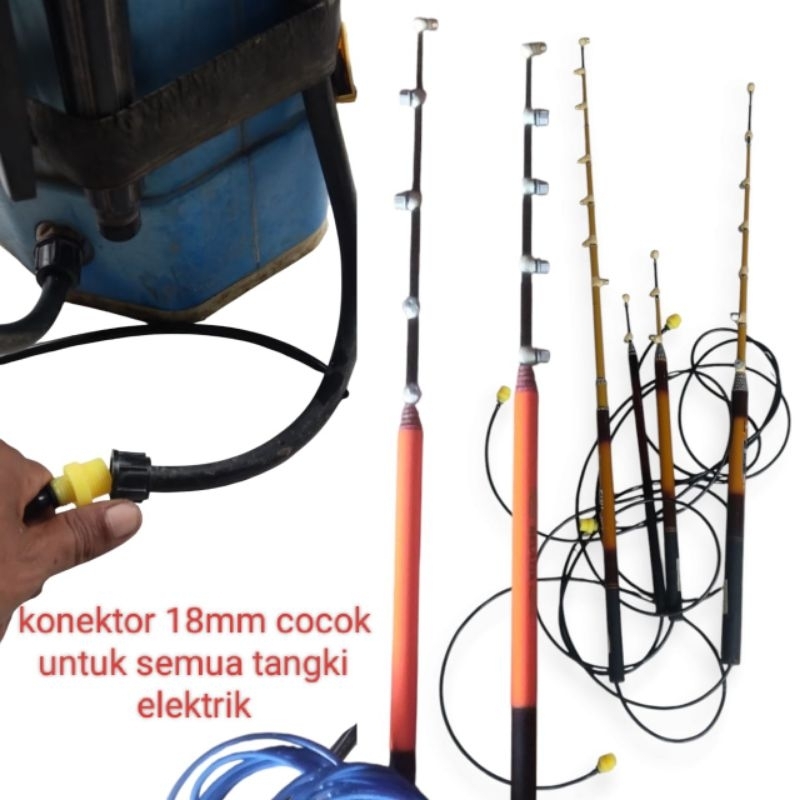 alat pertanian, Stik Sprayer elektrik Panjang /stik pertanian 2,3,4 Meter 3,4,5,6,7 Nozzle Kabut,