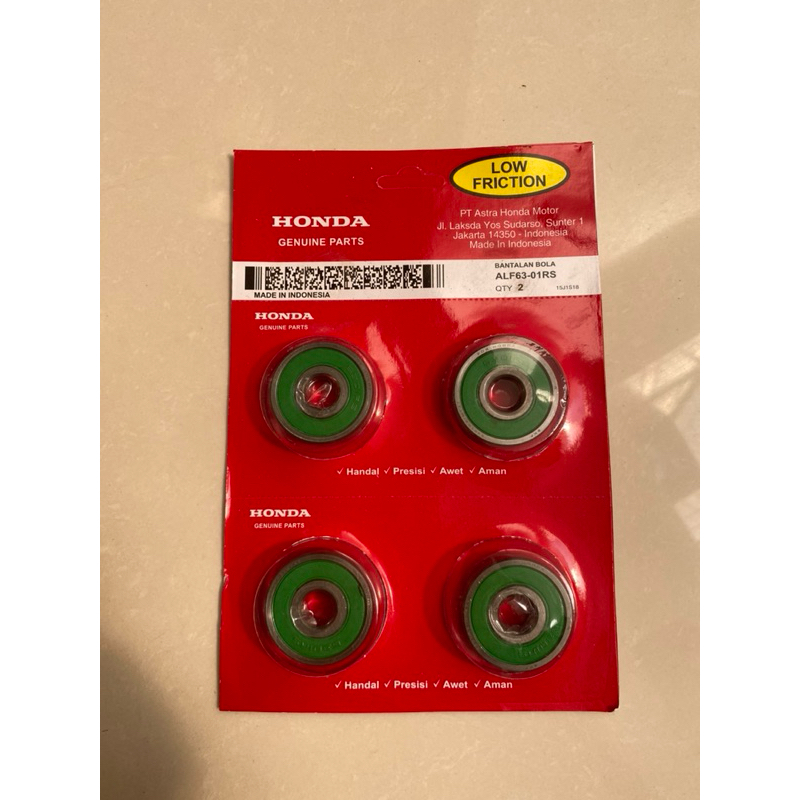 Laher Bearing 6301RS Laher roda depan belakang honda supra X fit 125 grand model isi 4 pcs bearing l