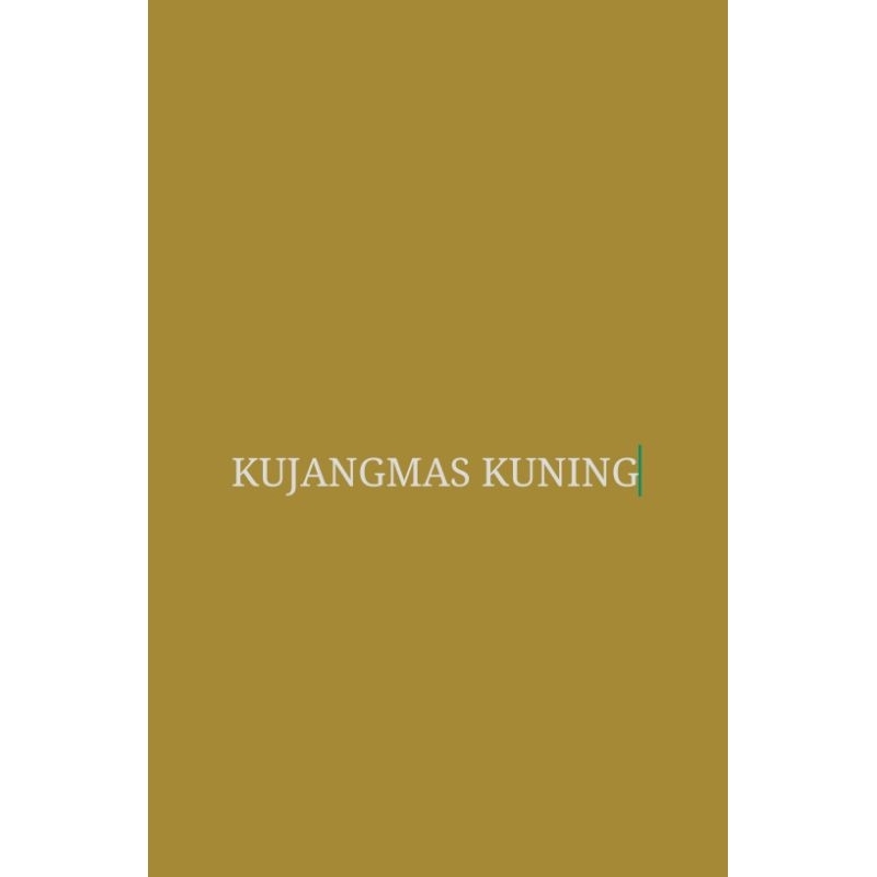 

Herbal kujangmas kuning