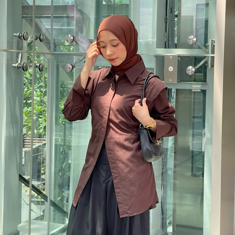 DEAR SERA - LEA Shirt | Kemeja Katun Poplin Panjang