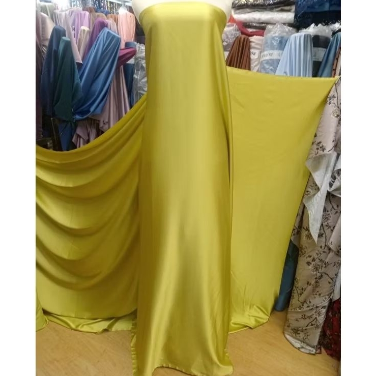 Kain Armani Slik / Kain Armani silk polos per 50 Cm