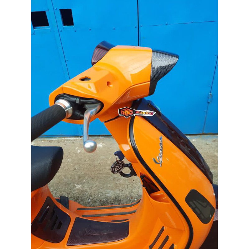 ring lampu fiber petlamp vespa matic s new facelift 125 iget vespa matic s asesoris vespa matic spar