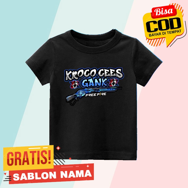 Kaos Anak FF SG 2 / Baju Anak Laki Laki & Perempuan FF SG 2
