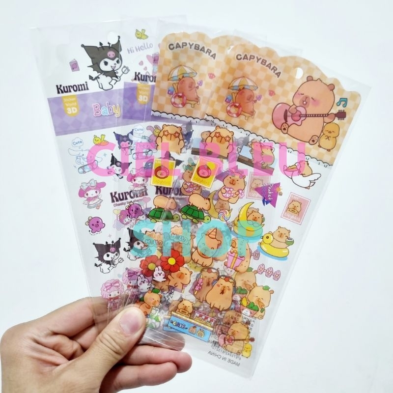 

Stiker Jumbo Bening Transparan Kartun Lucu / CIEL BLEU SHOP