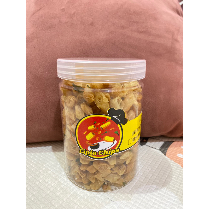 

Keripik Kulit Lumpia Lipia Chips 350 Gram