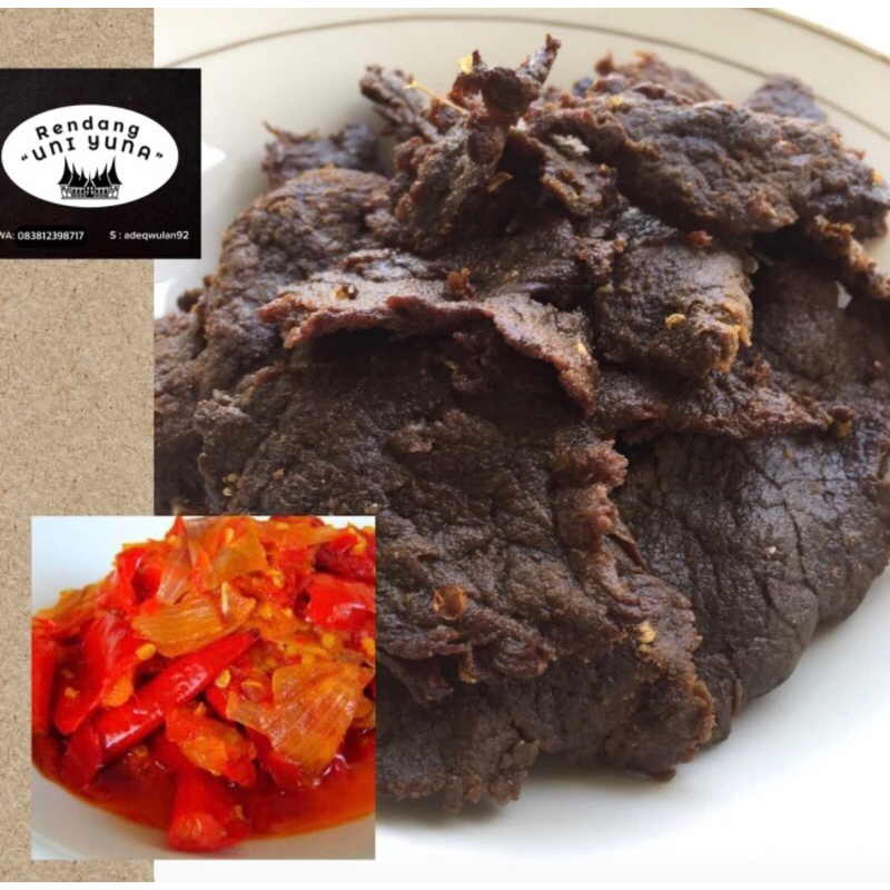 

DENDENG KERING / dendeng crispy / dendeng balado - sambalado terpisah 250gr - Fresh dimasak setiap hari