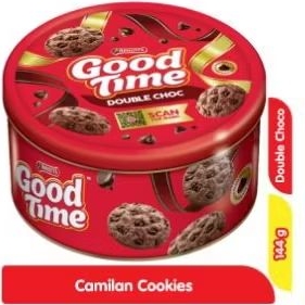 

GOOD TIME COOKIES DOUBLE CHOC KALENG 144g