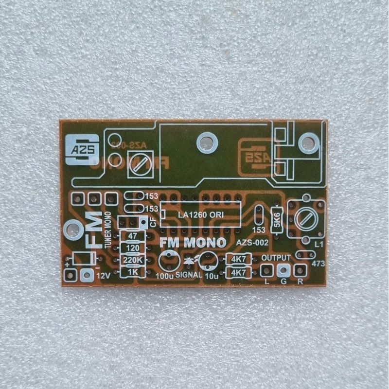 PCB Tuner FM Mono Pertinak