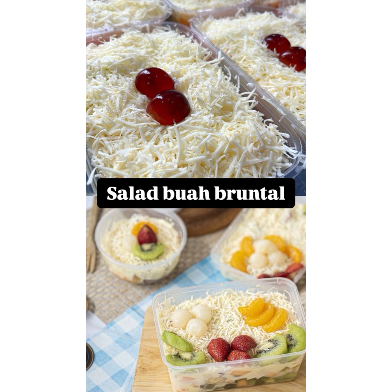 

salad buah bruntal best seller