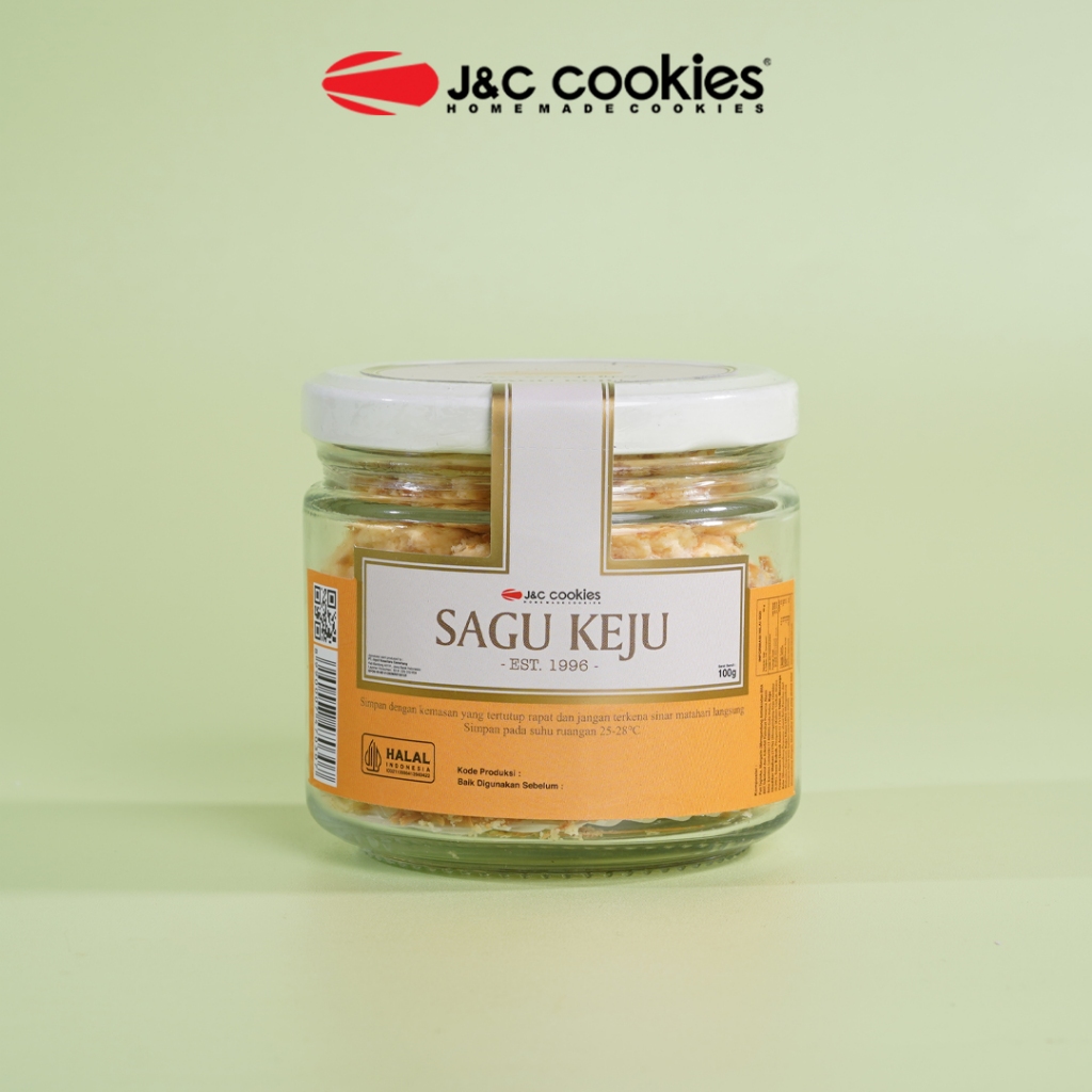 

Kue Kering Sagu Keju JNC J&C Cookies Jar Kaca