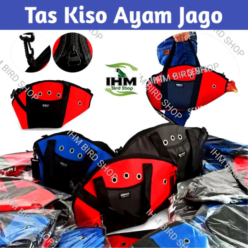IHM - Tas Kiso Ayam Jago Tas Kisa Ayam Bangkok 2 In 1 Bahan Tebal Merek Sempati Tas Ayam Bangkok Pre