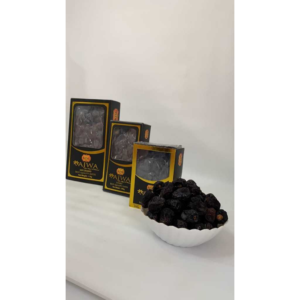 

King Dates Ajwa Premium Quality 250gr/500gr/1Kg Termurah