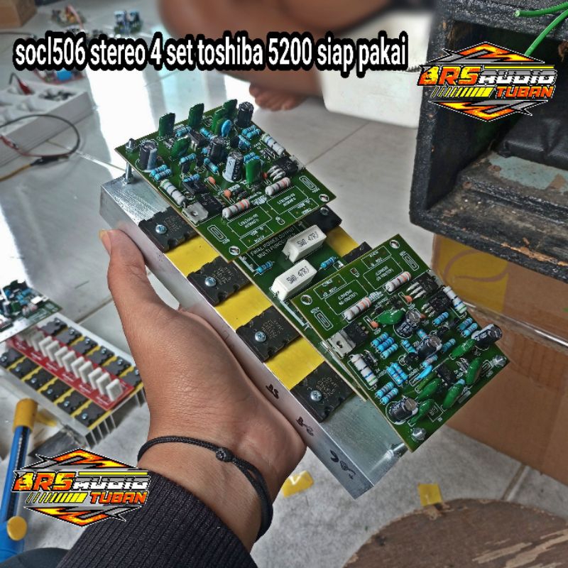 socl506 stereo 4 set toshiba 5200 siap pakai