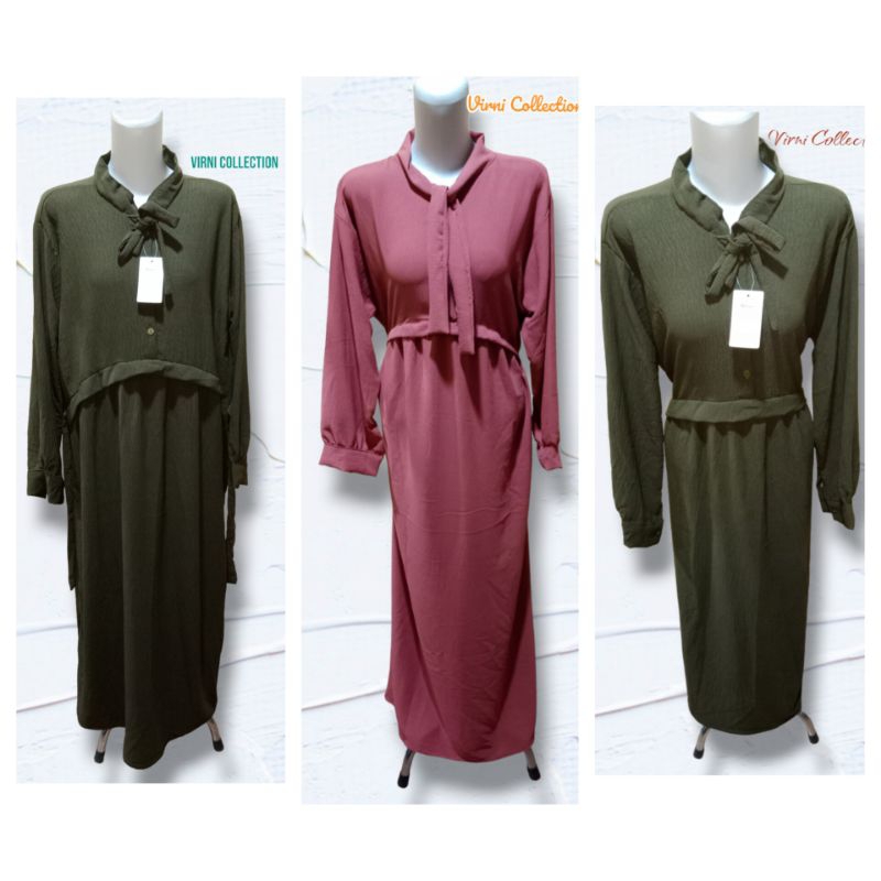 Baju gamis kekinian//Busui friendly//Baju terbaru//