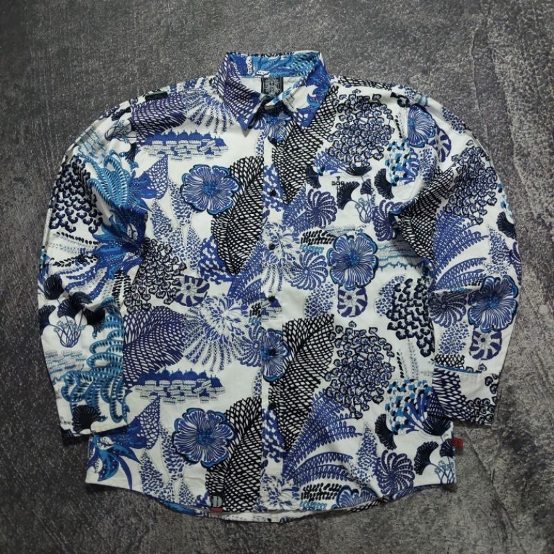 Kemeja Motif Dog town street cool guys size XL