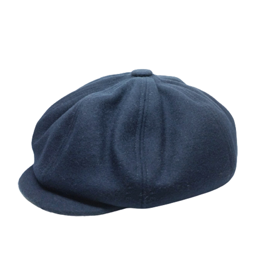 newsboy cap wool blue black