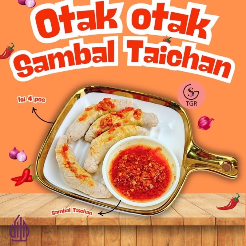 

OTAK OTAK ISI 4 SAMBAL TAICHAN PEDAS NAMPOL Food Masakan Makanan Cumi
