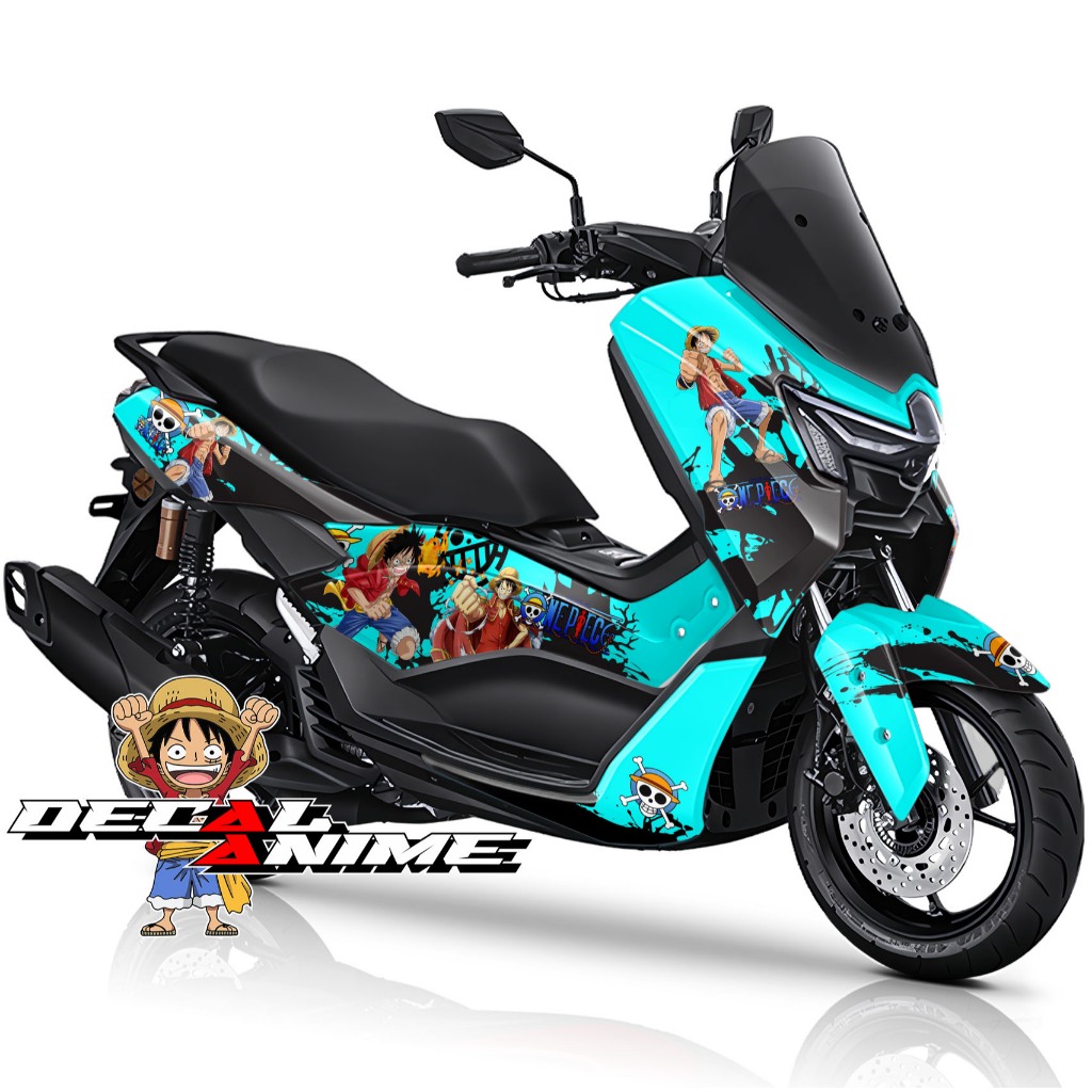 Sticker Decal NMAX TURBO Full body Stiker Nmax Old - N Max New - Neo Turbo Decal Anime One Piece 5