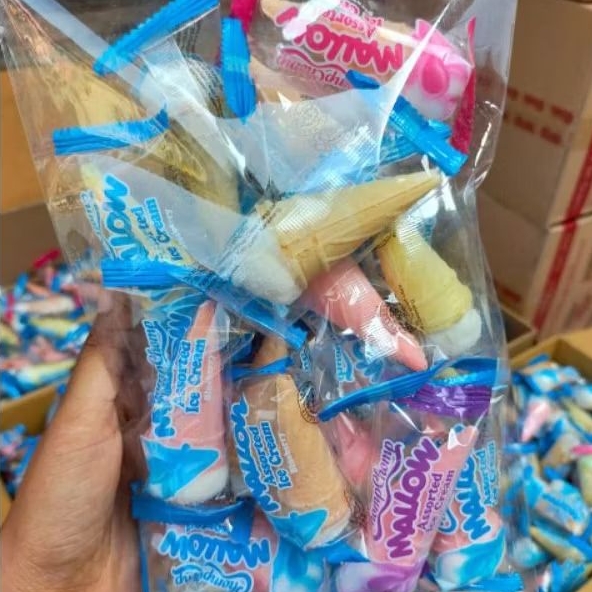 

Marshmallo Ice Krim Isi Selai Anggur