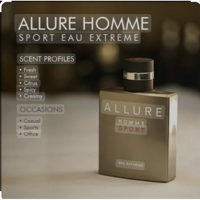 PARFUM CHANEL  ALLURE HOMME SPORT 100 ml ( ORIGINAL)