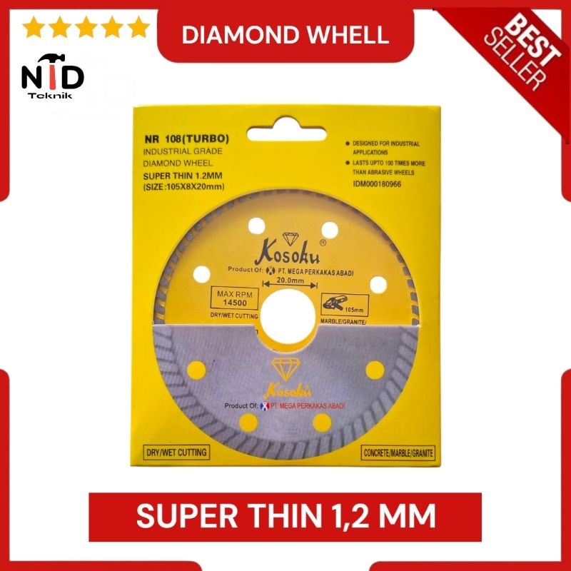 Mata Potong Keramik Kosoku Murah Original / super tipis super tajam / Niken resibon, resibon nikken 