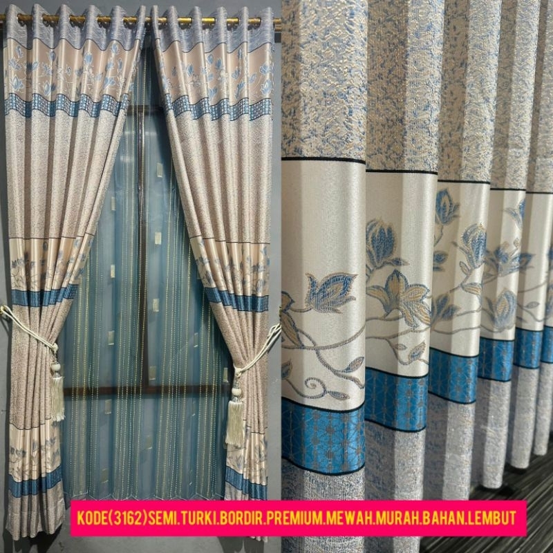 Gorden jendela / Gorden pintu / Gorden minimalis / Gorden smokring / Gorden benang emas / Gorden ter