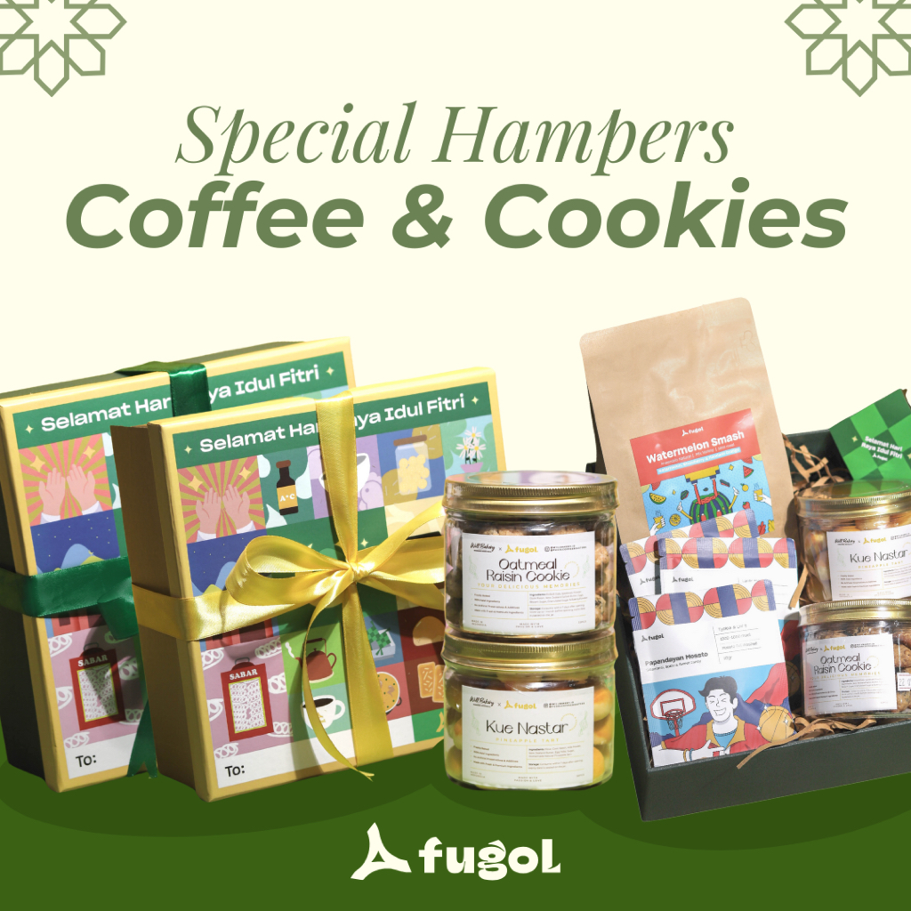 

PAKET HAMPERS SPECIAL RAMADHAN Fugol - Parsel Coffee and Cookie / Hadiah Kopi dan Kue Kering