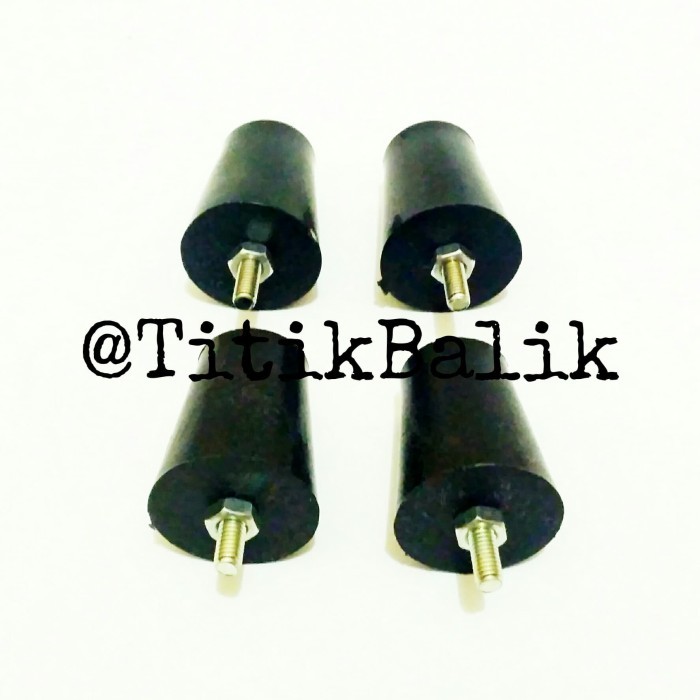 kaki kompor gas 4  pcs plus baut - karet kaki kompor gas