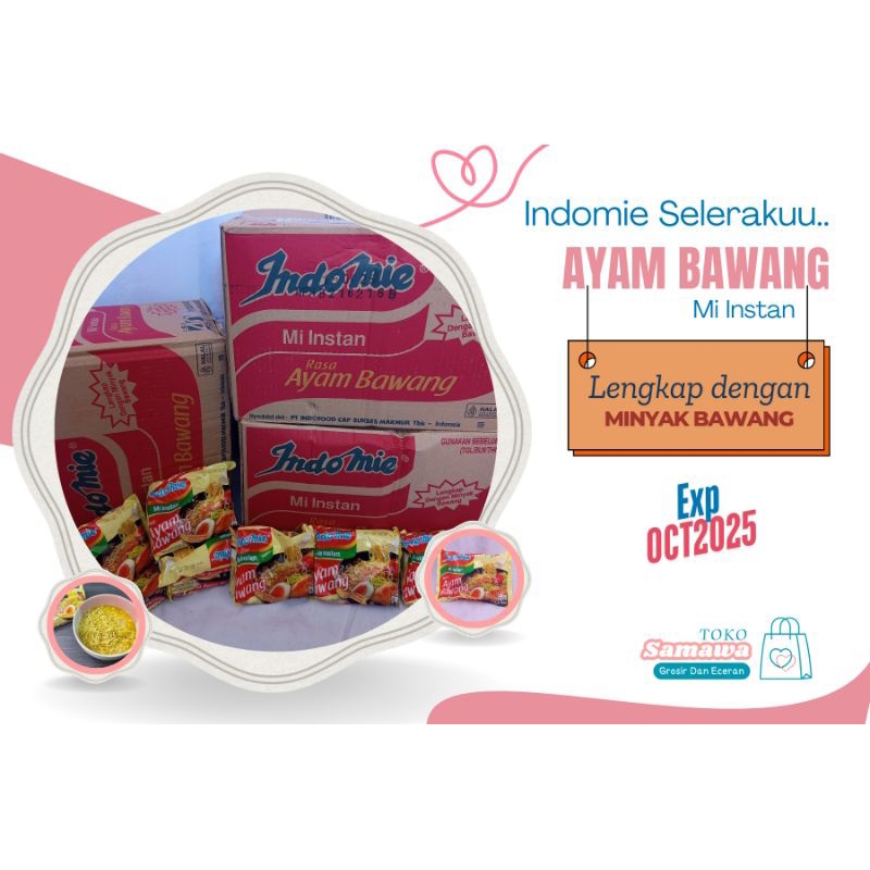 

SAMAWA - INDOMIE REBUS AYAM BAWANG 1 DUS ISI 40 PC