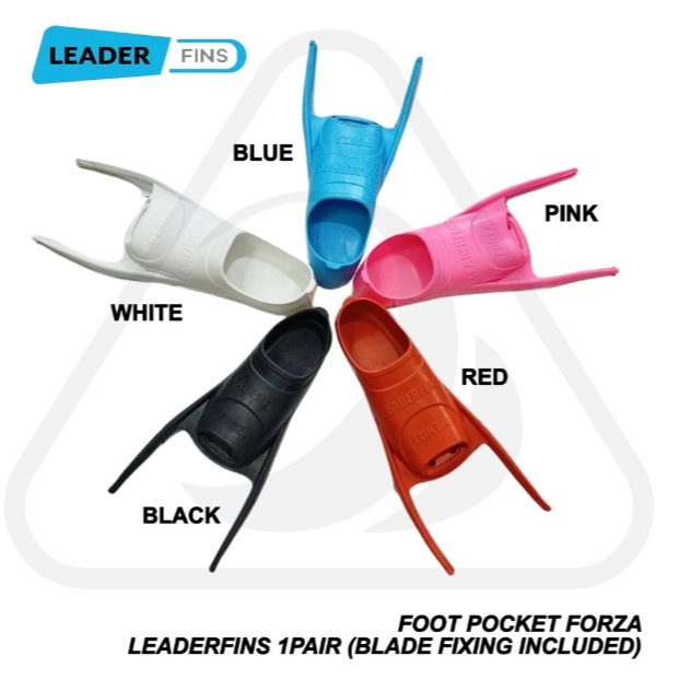 FOOT POCKET FROZA ASSEMBLY LONG FINS FREEDIVING LEADER FINS