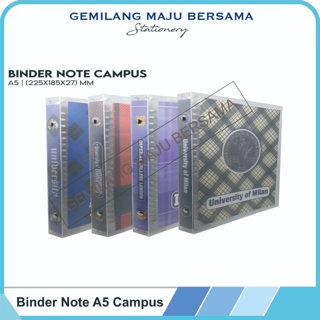 

Map Buku Binder Note A5~B5