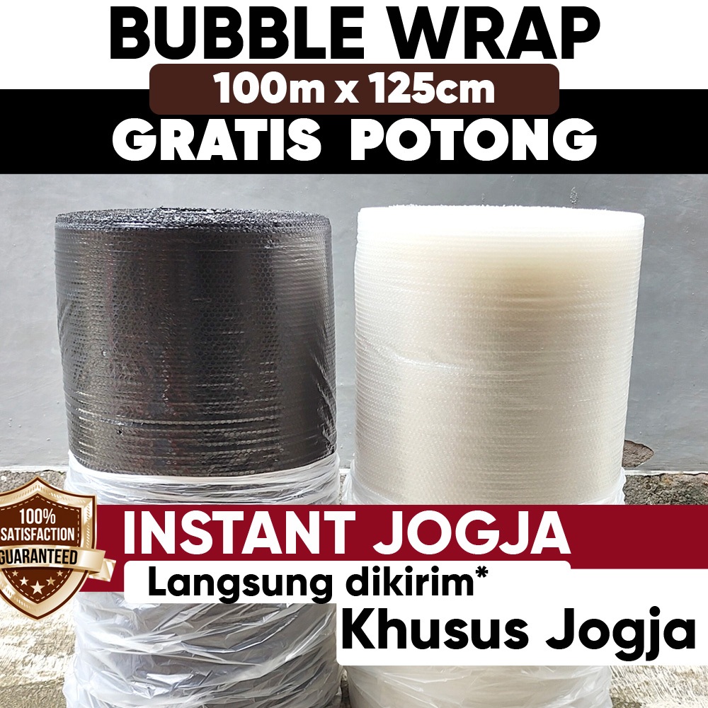 

Bubble Wrap roll 100 meter - Lebar 125cm - Plastik Bubblewrap Sleman Jogja