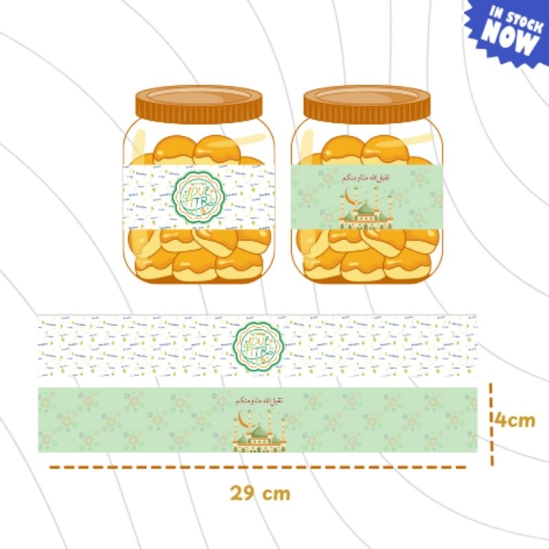 

Belt Sticker Jar box Lebaran Idul Fitri