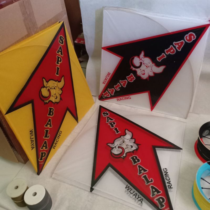 Layangan Sukhoi Sapi Balap original