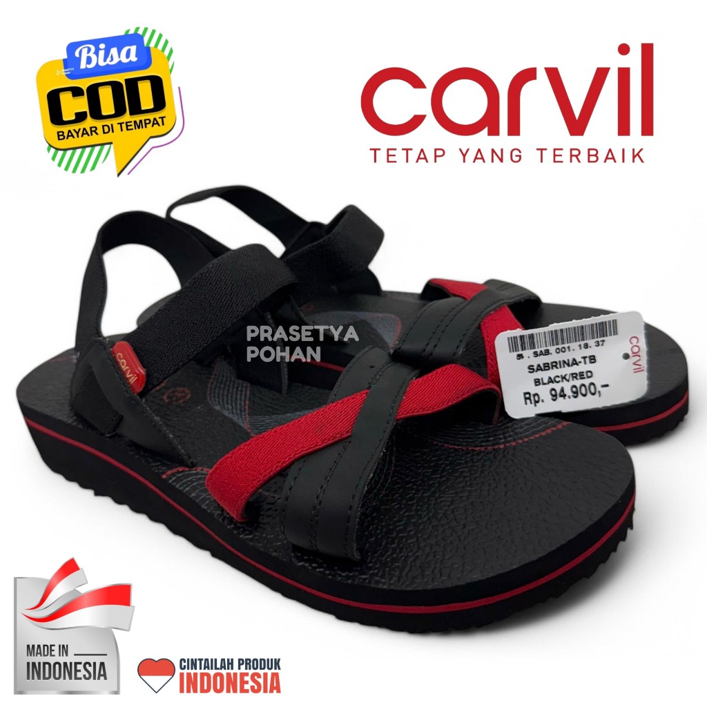 Sandal Gunung Wanita Original Carvil Lentur dan Awet - Sendal Gunung Carvil Original
