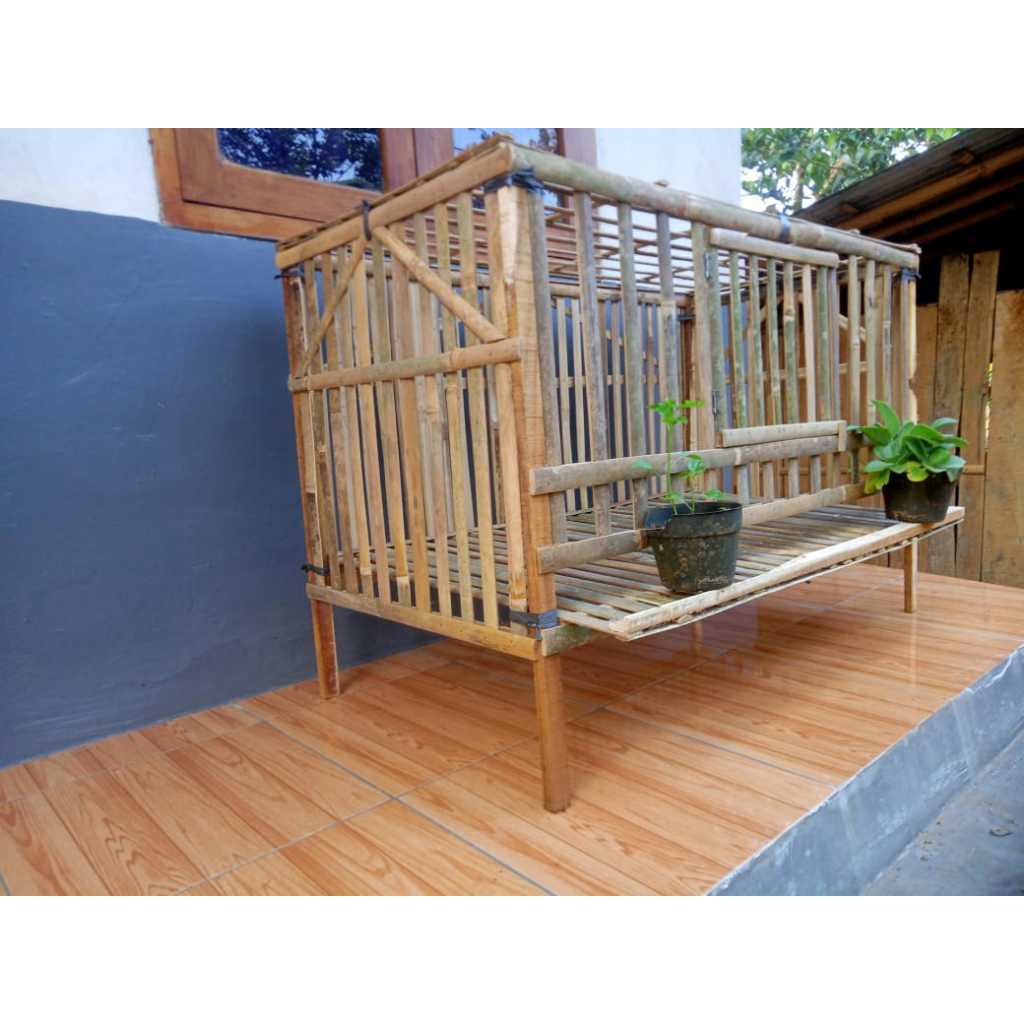 Ready Stock Kandang Ayam Petelur Bambu Lipat Rakitan Terelaris di Palangkaraya Kalimantan Tengah