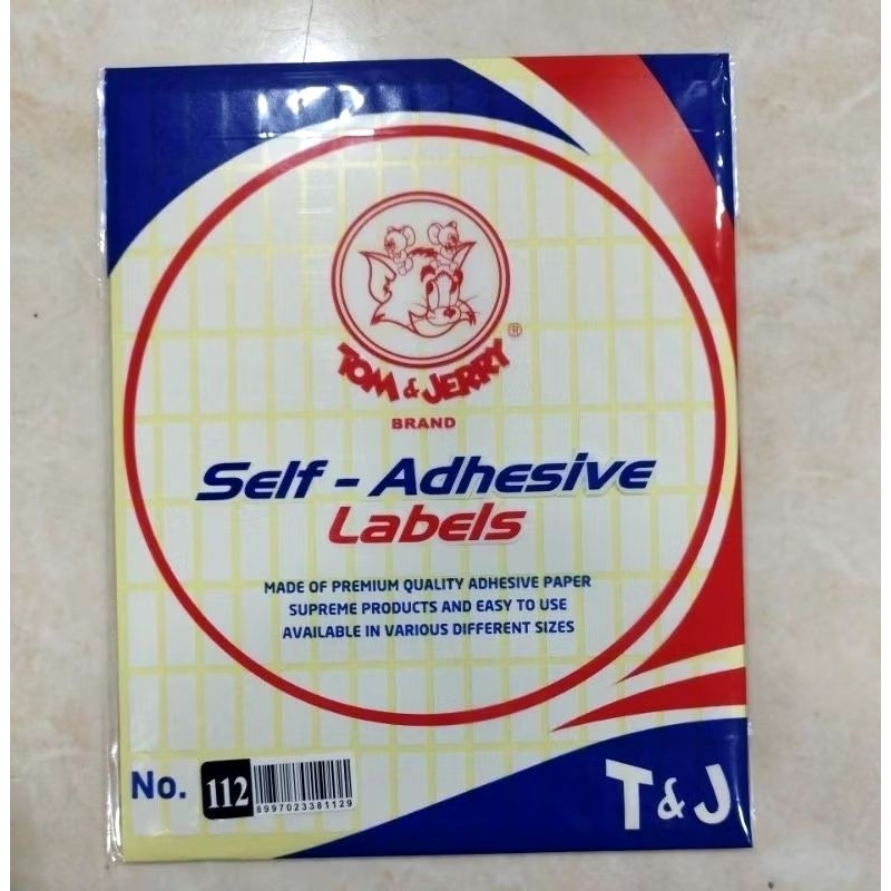 

Label Tom & Jerry No. 112