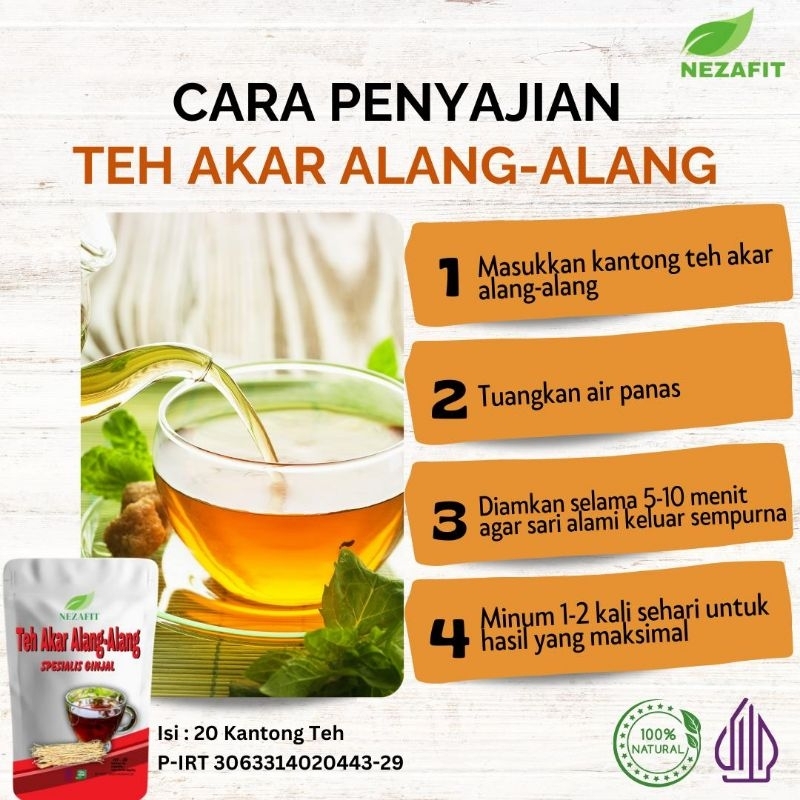 

Teh Obat Herbal Akar Alang Alang