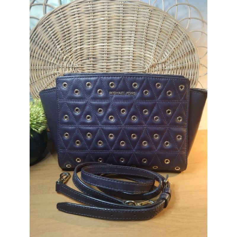 preloved MK Selma Dark Purple