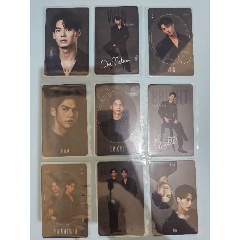 PC/CC GMMTV Win Metawin Bright Vachirawit BrightWin Signature Series Photocard