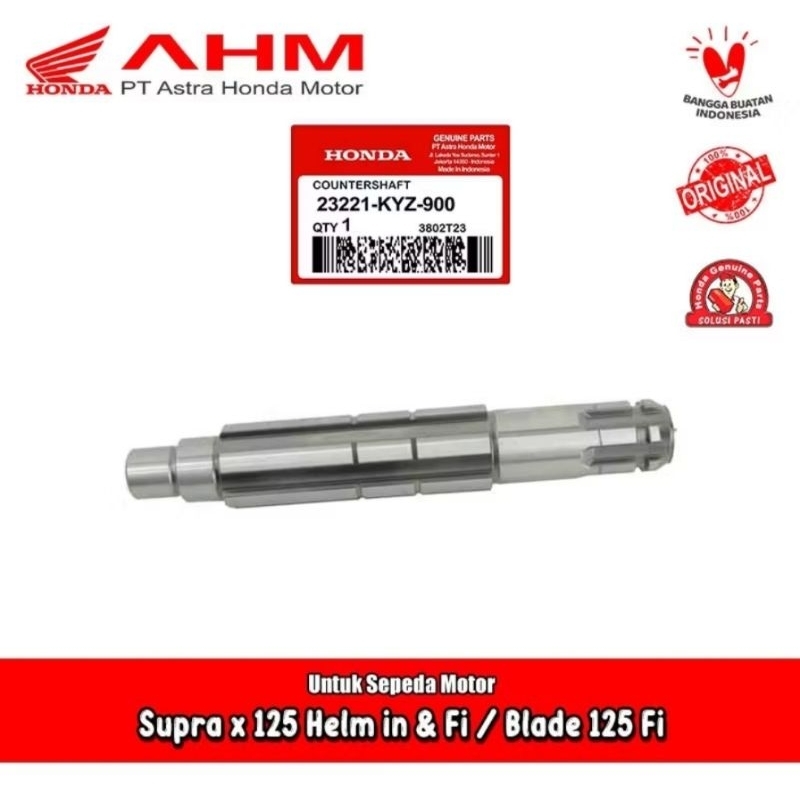 as gigi tarik depan supra x 125 f1 / blade f1 asli 23221kyz900