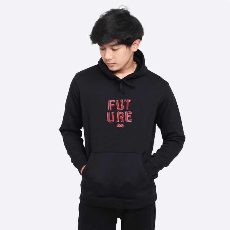 Hoodie Nimco Vision Future Black - Navy Sweater Pria