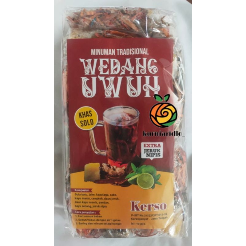 

Wedang Uwuh Komplit Extra Jeruk Nipis Khas Solo