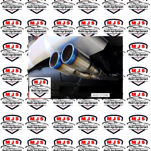 Knalpot Mitsubishi Pajero Sport 2015 HKS Muffler W-Tail