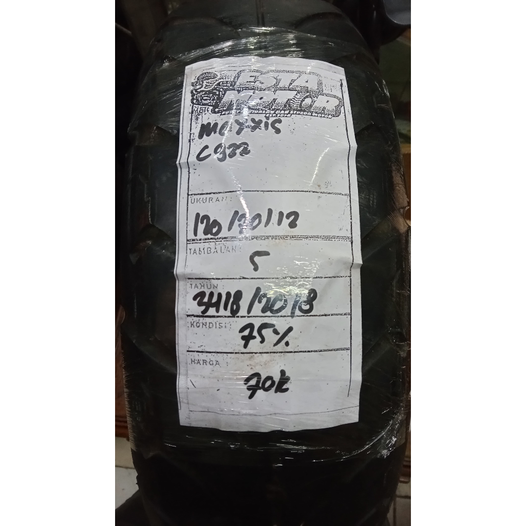 BAN COPOTAN MAXXIS C922 RING 12 UKURAN 120 70 12 VESPA KODE3418