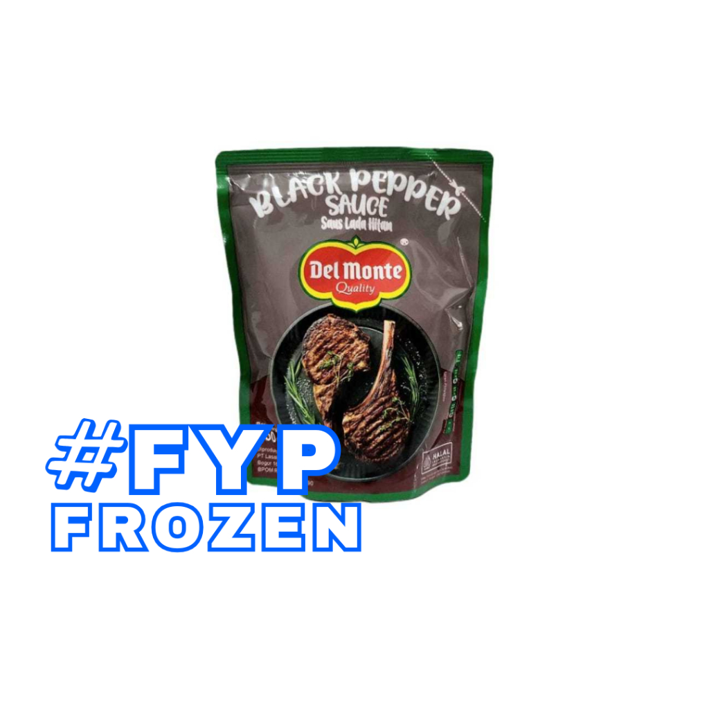 

DELMONTE BLACK PEPPER SAUCE 250GR / SAUS LADA HITAM