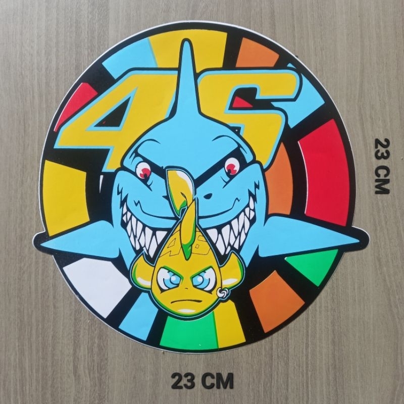 

STIKER VALENTINO ROSSI THE DOCTOR VINYL UKURAN BESAR