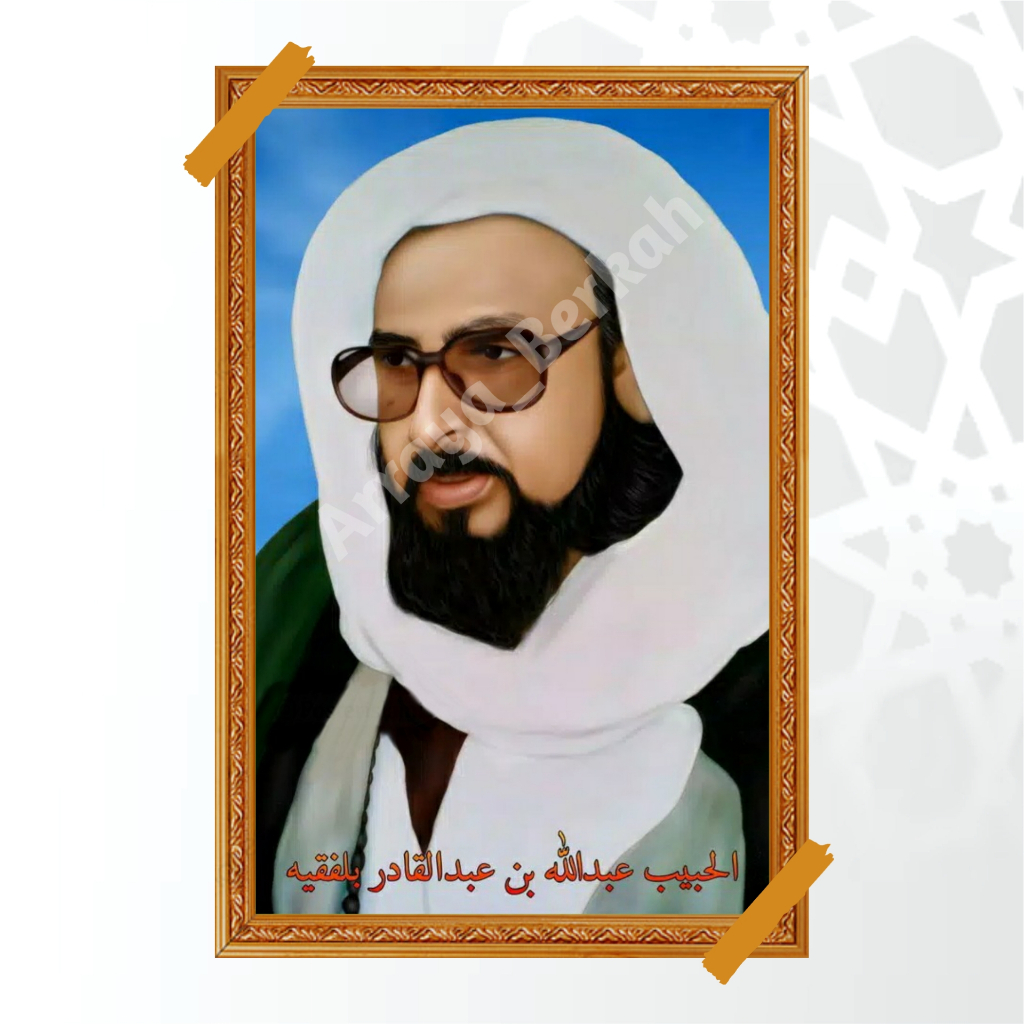 Poster Poto Habib Abdullah bin Abdul Qodir Bilfaqih, Ukuran 20x30