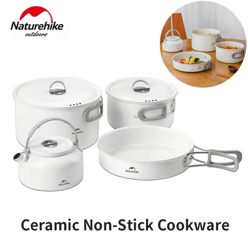 NATUREHIKE CNK2450CF013 PERALATAN MASAK CAMPING - NESTING CERAMIC